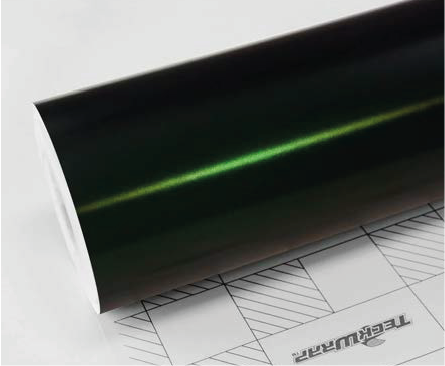 TeckWrap Green Black Silk HM07