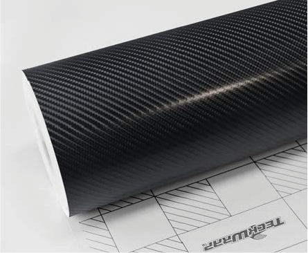 TeckWrap Pitch Black Carbon CF02