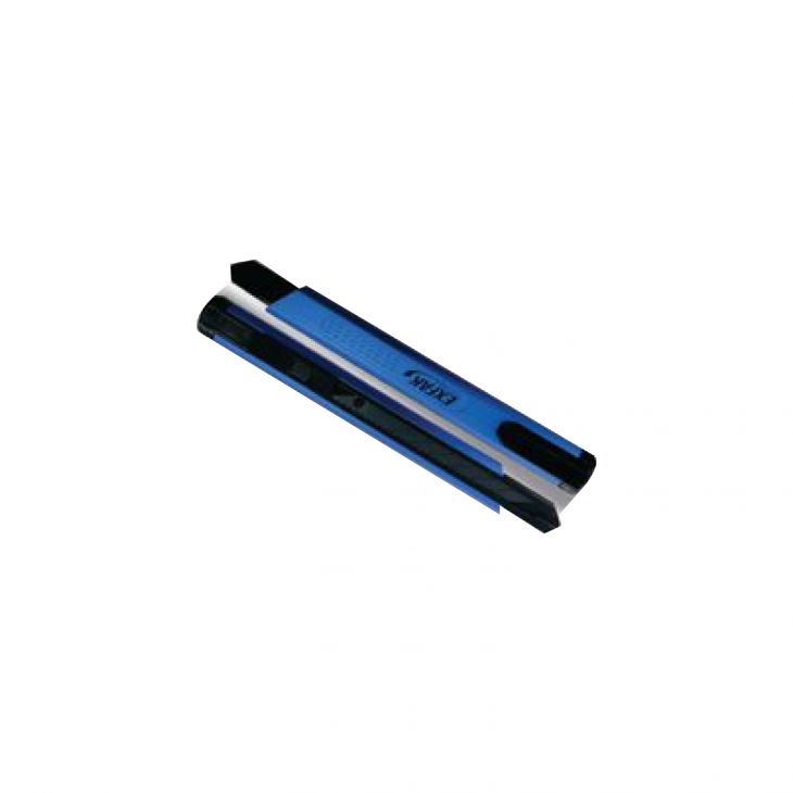 CUTTER ESTRECHO MANGO METAL 15-342 COLORIDO 9mm