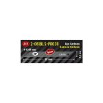 LAMINA 30° NEGRA ACERO CARBONO 2-061BL S- PRO 9mm