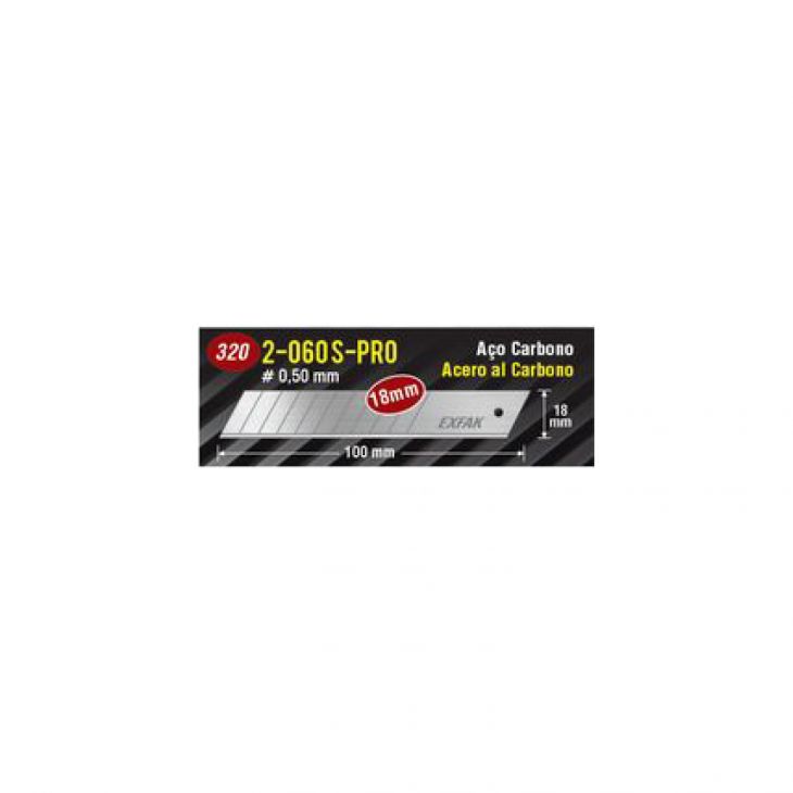 LAMINA PARA CUTTER ACO CARBONO PROFISSIONAL 2-060 S-PRO 18mm
